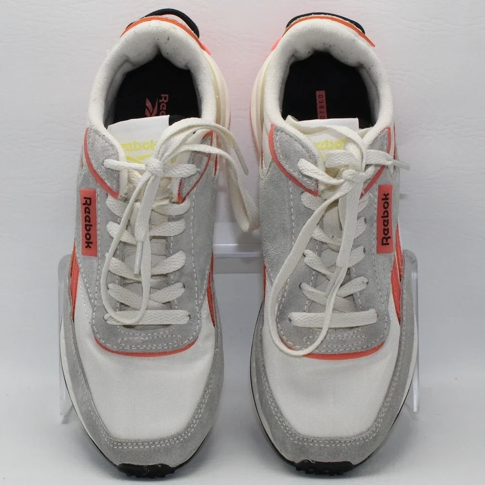 Reebok Legacy AZ Womens Sneakers Chalk‎ Neon Cherry Suede GZ1416 Size 7
